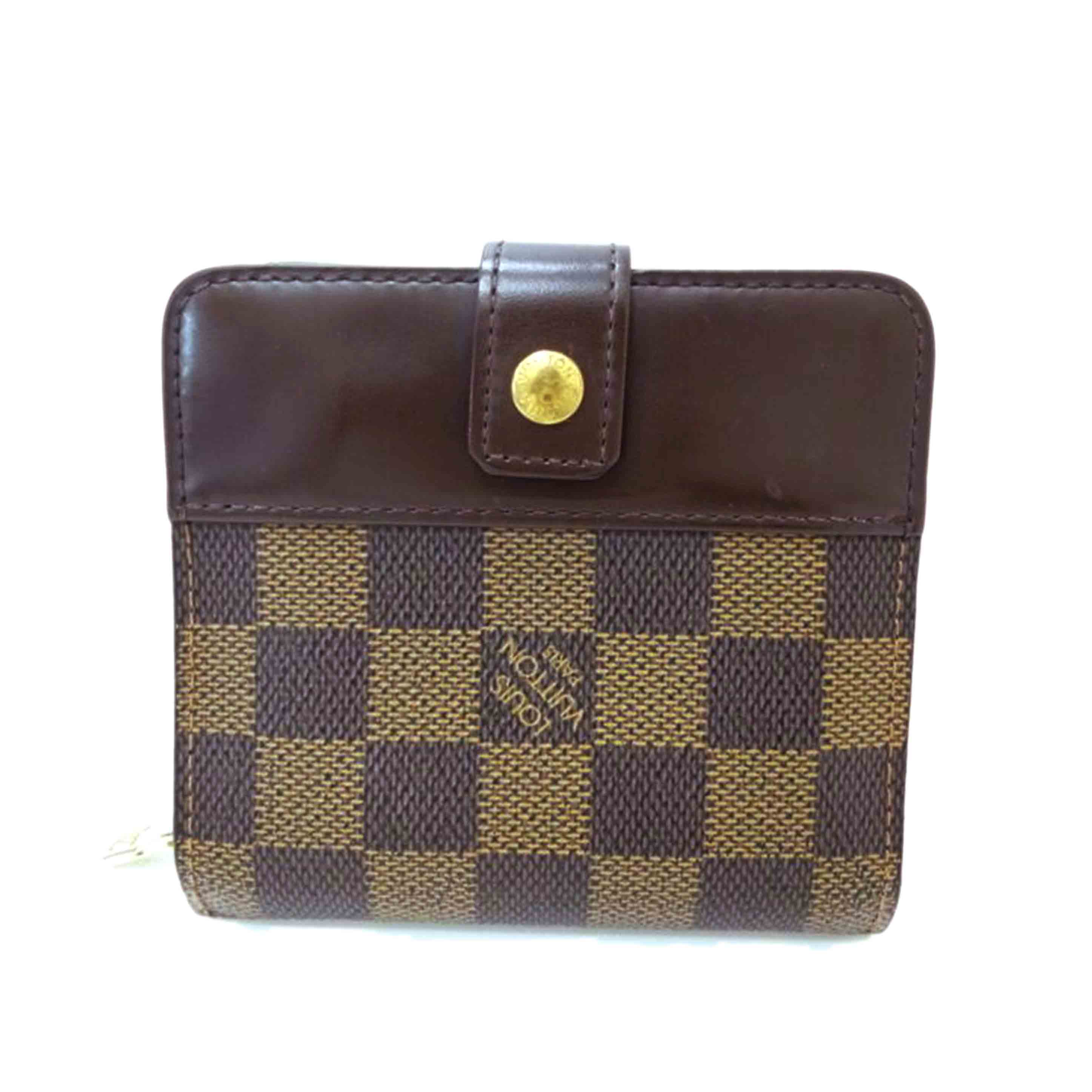 LV ルイヴィトン/コンパクトジップ/ダミエエベヌ/N61668//CA1***/Bランク/88