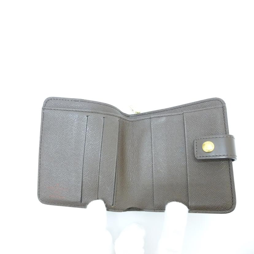 LV ルイヴィトン/コンパクトジップ/ダミエエベヌ/N61668//CA1***/Bランク/88