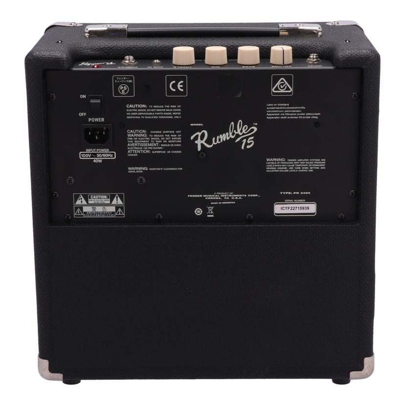 Fender フェンダー/ベースアンプ/Rumble 15//ICTF22715939/Bランク/84