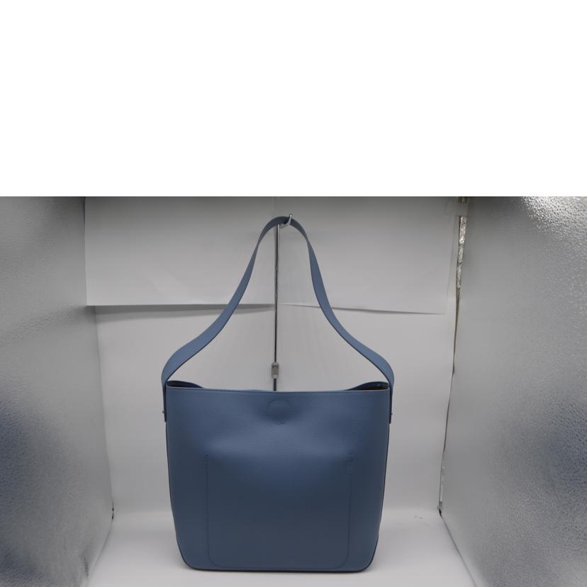 LONG CHAMP ロンシャン/ショップイットレザーワンショルダー/ブルー/1326 918//Aランク/89