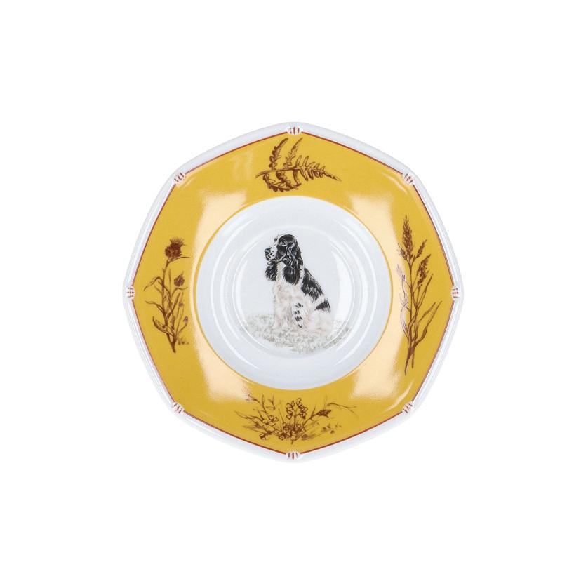 HERMES エルメス/イエロー・コッカスパニエル カップ&ソーサー//Aランク/09
