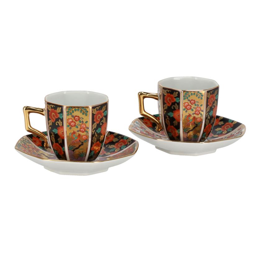 有田焼 有田焼/金彩八角コーヒーカップ&ソーサー/ペア//Aランク/93