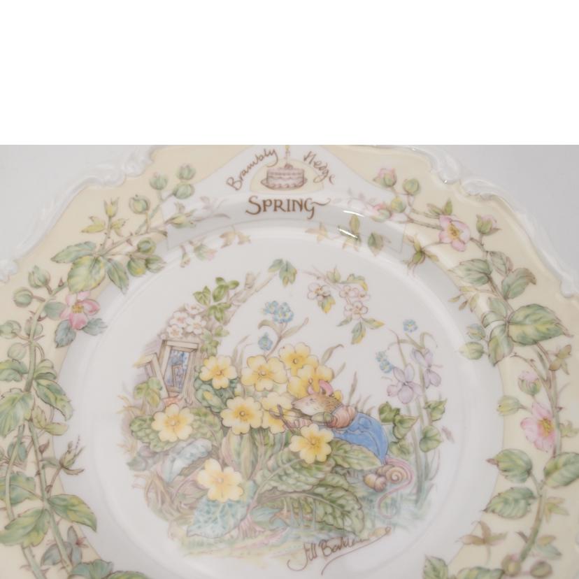 Royal Doulton ロイヤルドルトン/ブランブリーヘッジ フォーシーズン プレート4枚セット 春夏秋冬/BRAMBLY HEDGE//Aランク/69