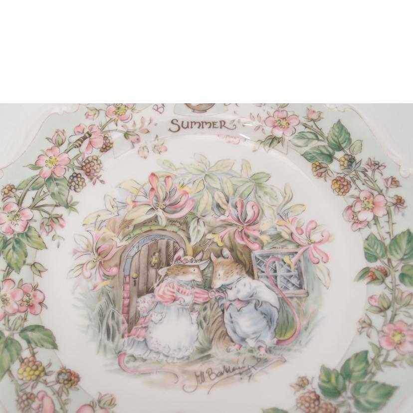 Royal Doulton ロイヤルドルトン/ブランブリーヘッジ フォーシーズン プレート4枚セット 春夏秋冬/BRAMBLY HEDGE//Aランク/69