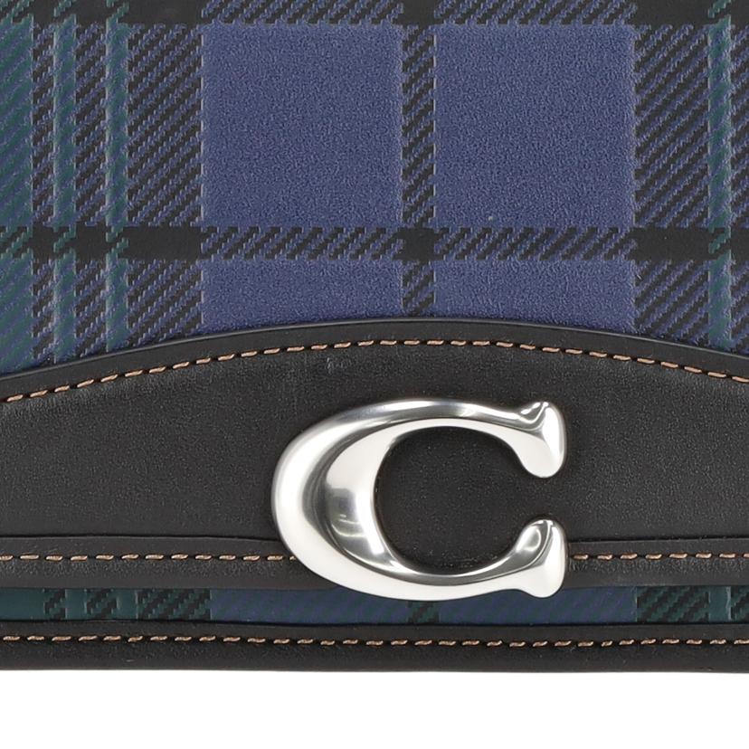 COACH コーチ/バンデイトクロスボデイ・プラッドプリント/CG178//J22**/Aランク/94