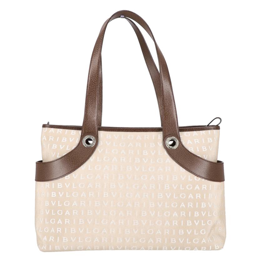 BVLGARI ブルガリ/ロゴマニアキャンバストート//Aランク/75