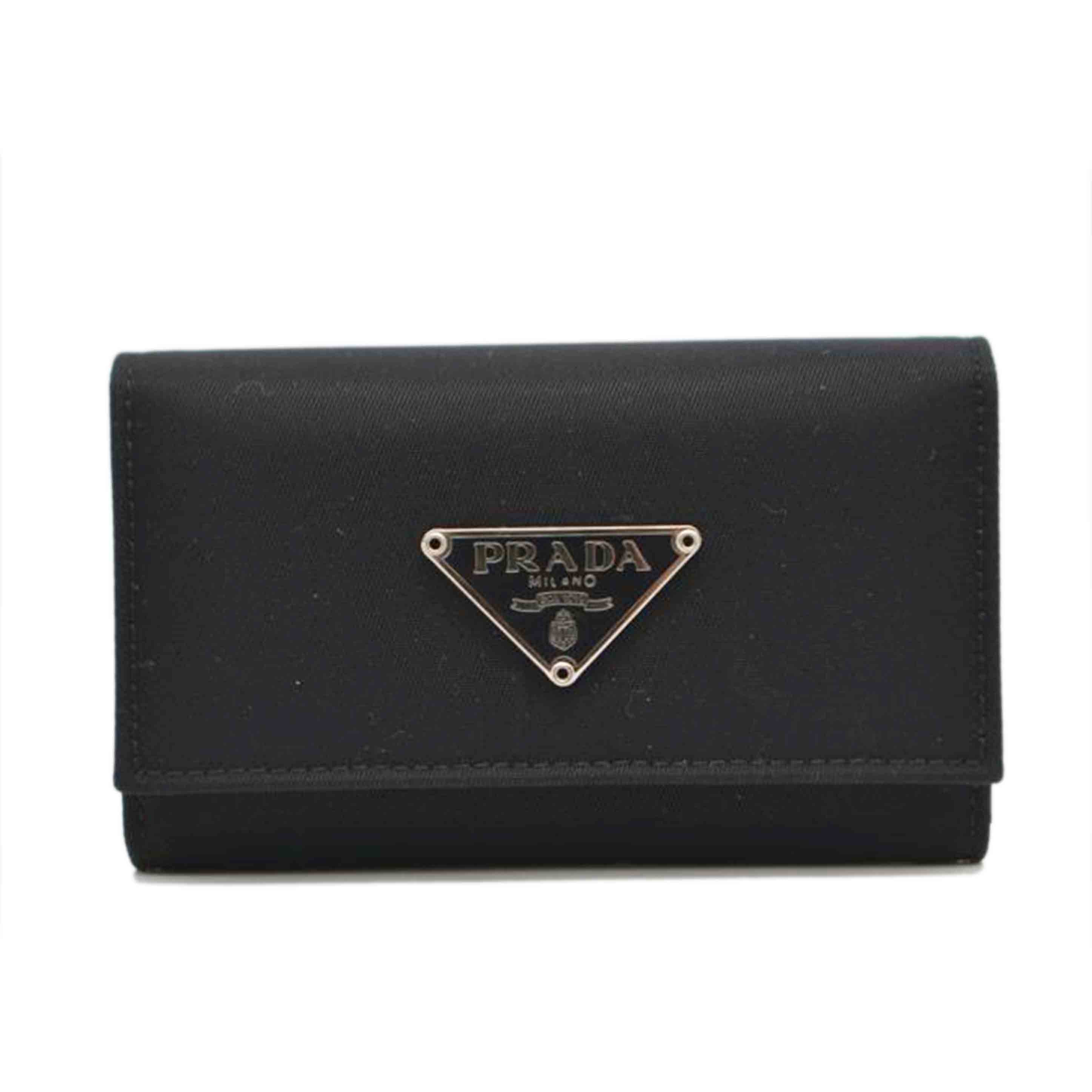 PRADA プラダ/テスートナイロンキーケース6/ネロ/M222//67/SAランク/89