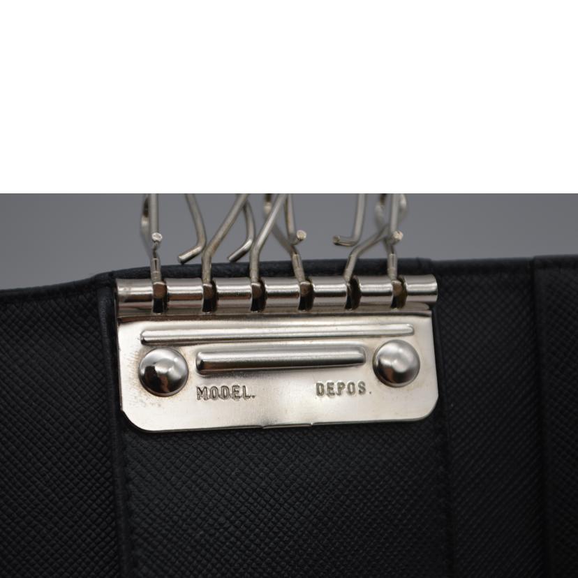 PRADA プラダ/テスートナイロンキーケース6/ネロ/M222//67/SAランク/89