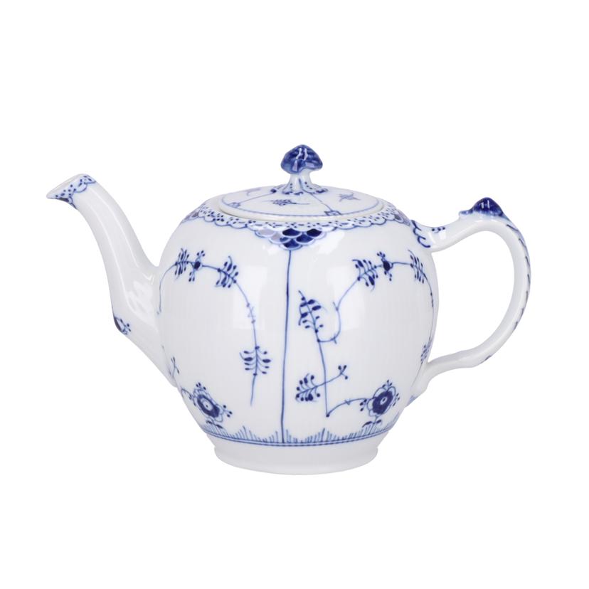 Royal Copenhagen ロイヤルコペンハーゲン/ティーポット/ブルーフルーテッドハーフレース/1017209//Blue Fluted Half Lace/Aランク/93