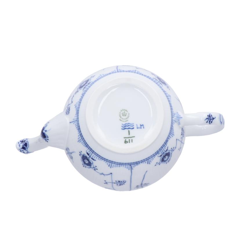 Royal Copenhagen ロイヤルコペンハーゲン/ティーポット/ブルーフルーテッドハーフレース/1017209//Blue Fluted Half Lace/Aランク/93