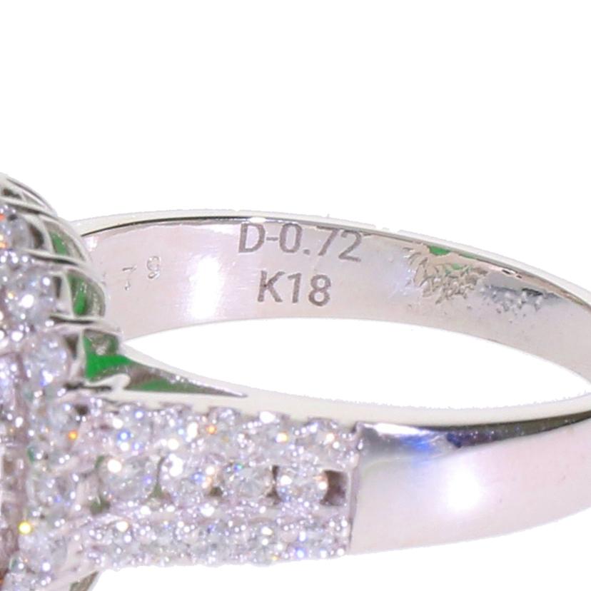K18翡翠ダイヤリング5.179/D0.72ct //Aランク/69