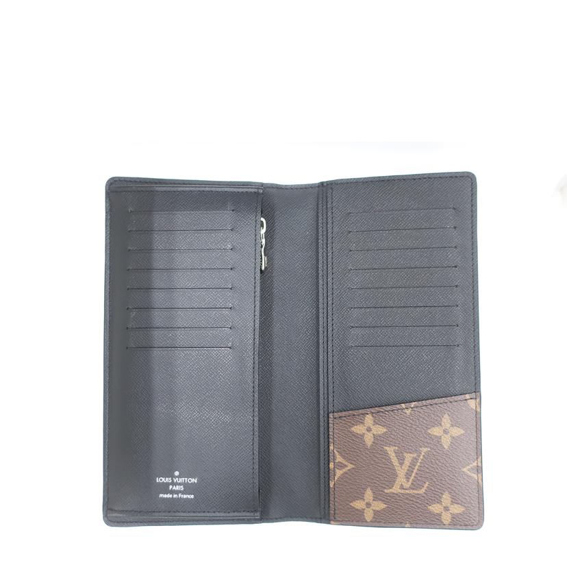 LOUIS VUITTON ルイ・ヴィトン/ポルトフォイユ・ブラザ/モノグラム/マカサー 長財布/M69410//ICタ**/SAランク/65