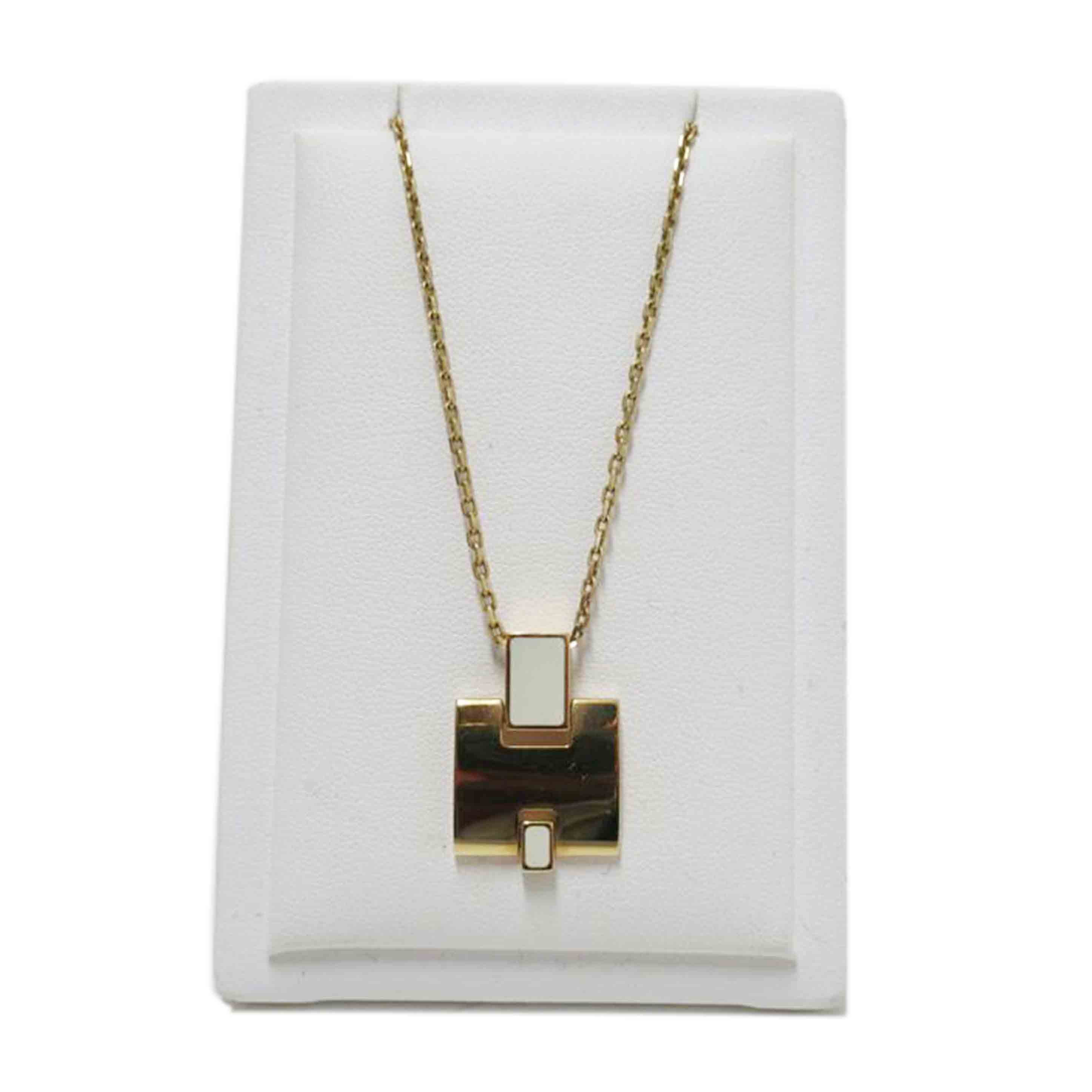 HERMES/Hロゴネックレス//Bランク/63