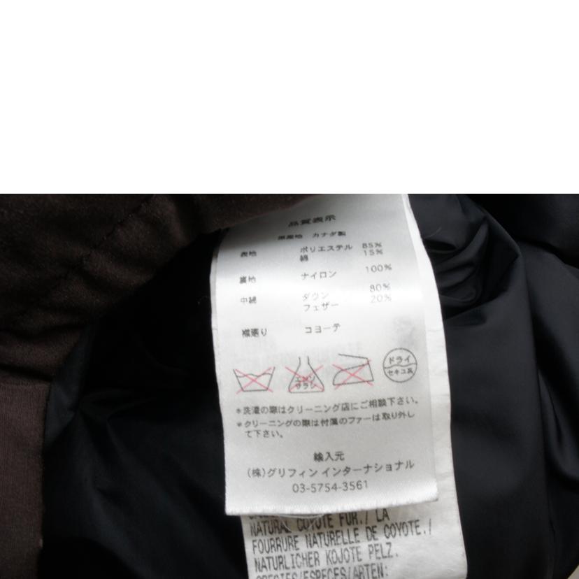 CANADA GOOSE カナダグース/JASPER PARKAジャスパーパーカダウンジャケットブラウン/3438JM//ABランク/92