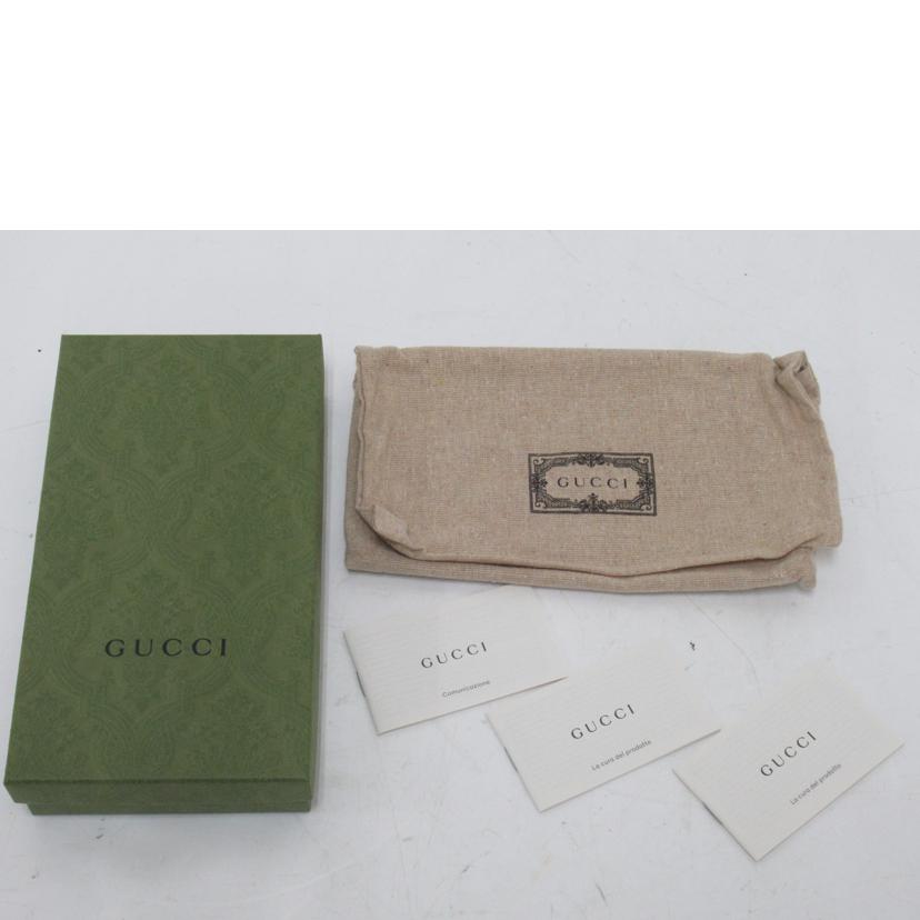 GUCCI/ラウンドファスナー長財布/オフディアGG/523154//525***/ABランク/63