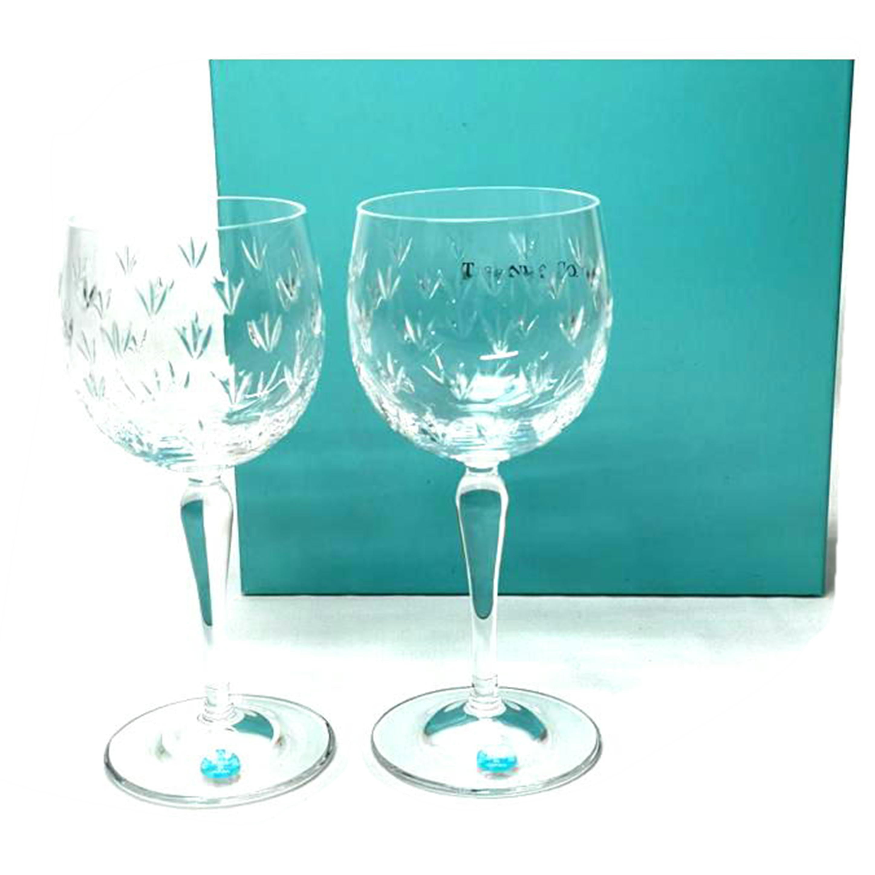 TIFFANY&CO ティファニー/フローレットワイングラス ペア//ABランク/52