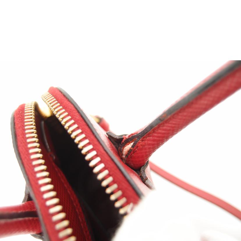 PRADA プラダ/サフィアーノ2wayハンド/レッド/BL0907//25/Aランク/69