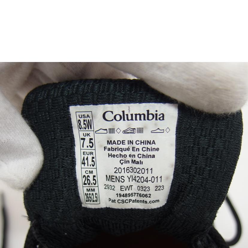 Columbia コロンビア/セイバー5/ ローカットスニーカー/ブラック/YI4204-011//Aランク/04