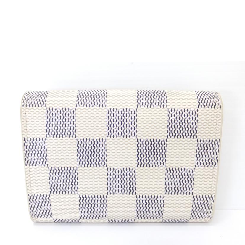 LV ルイヴィトン/ポルトモネロザリ ローズバレリーヌ/ダミエアズール/N61276//RFI*/Aランク/88