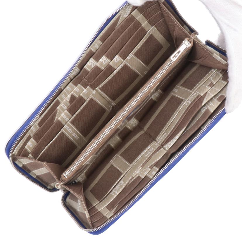 HERMES エルメス/HERMES アザップロングシルクイン/ブルー//AR□*/ABランク/75