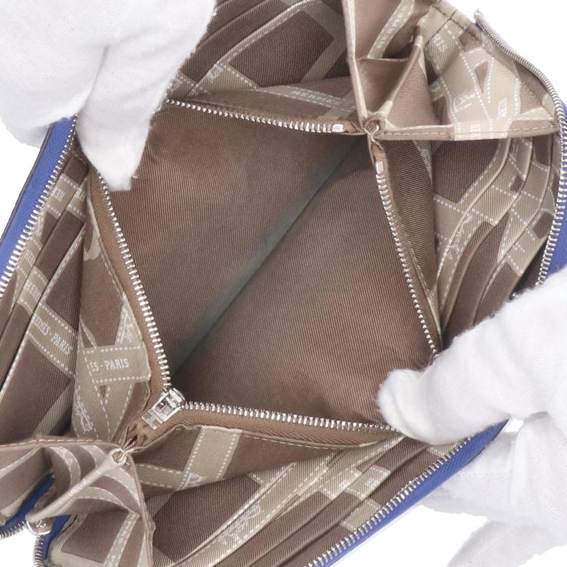 HERMES エルメス/HERMES アザップロングシルクイン/ブルー//AR□*/ABランク/75