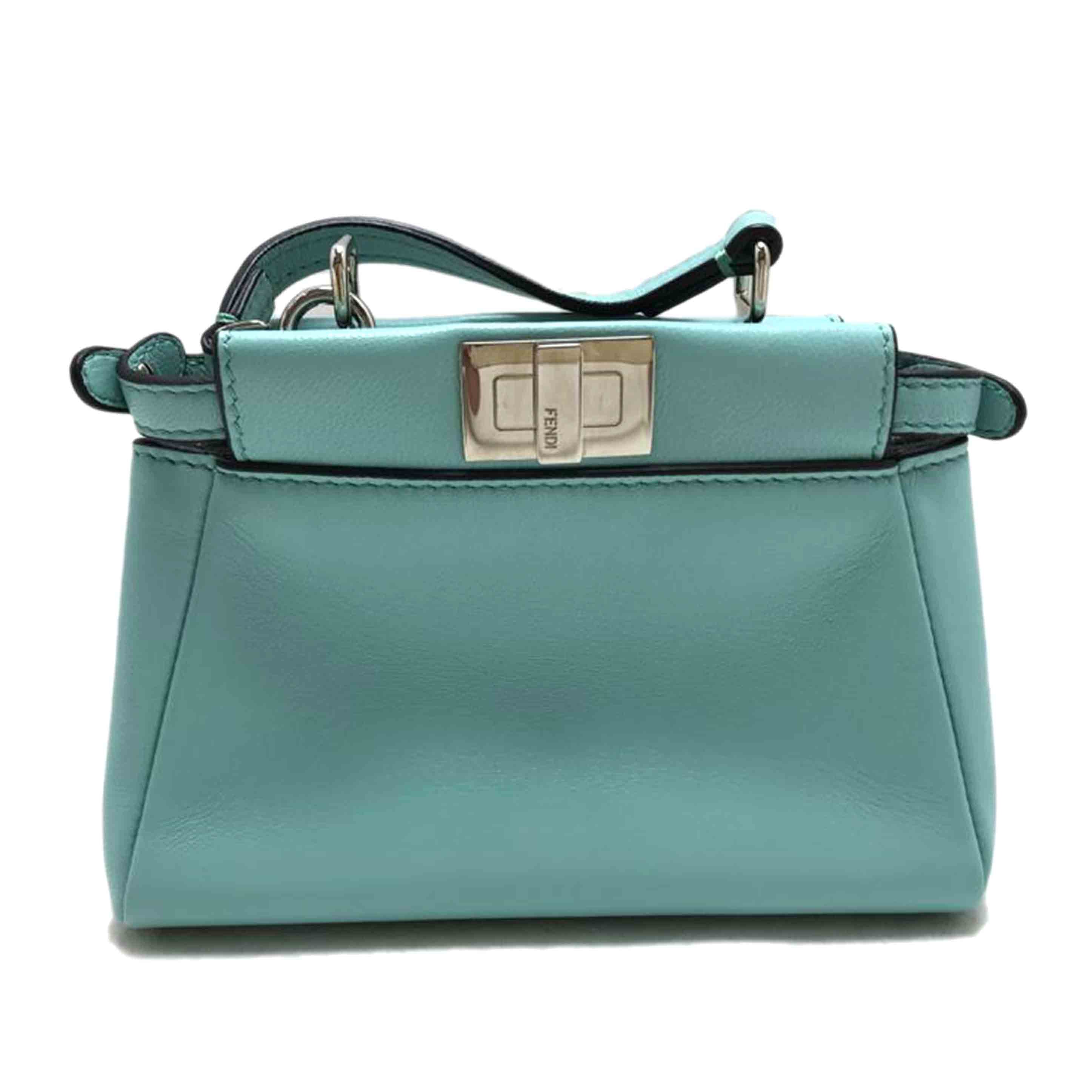 FENDI フエンディ/マイクロピーカブ ミントグリーン シルバー金具/8M0355-K47-159-8241//ABランク/51