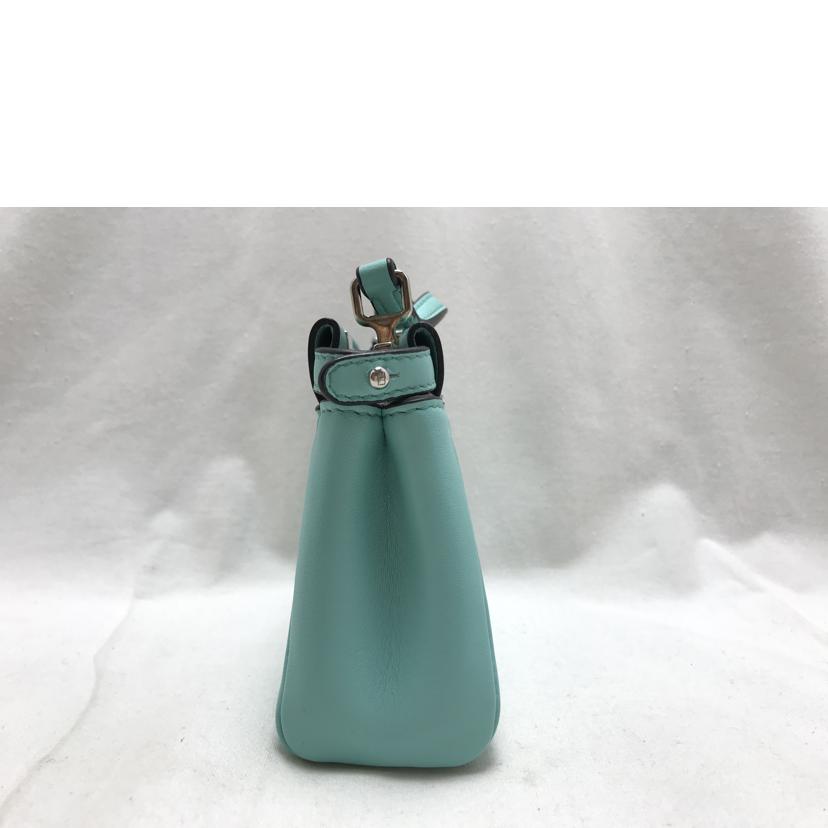 FENDI フエンディ/マイクロピーカブ ミントグリーン シルバー金具/8M0355-K47-159-8241//ABランク/51