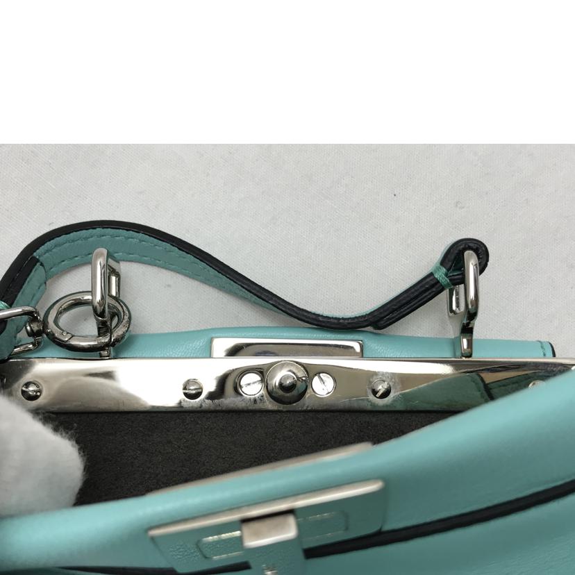 FENDI フエンディ/マイクロピーカブ ミントグリーン シルバー金具/8M0355-K47-159-8241//ABランク/51