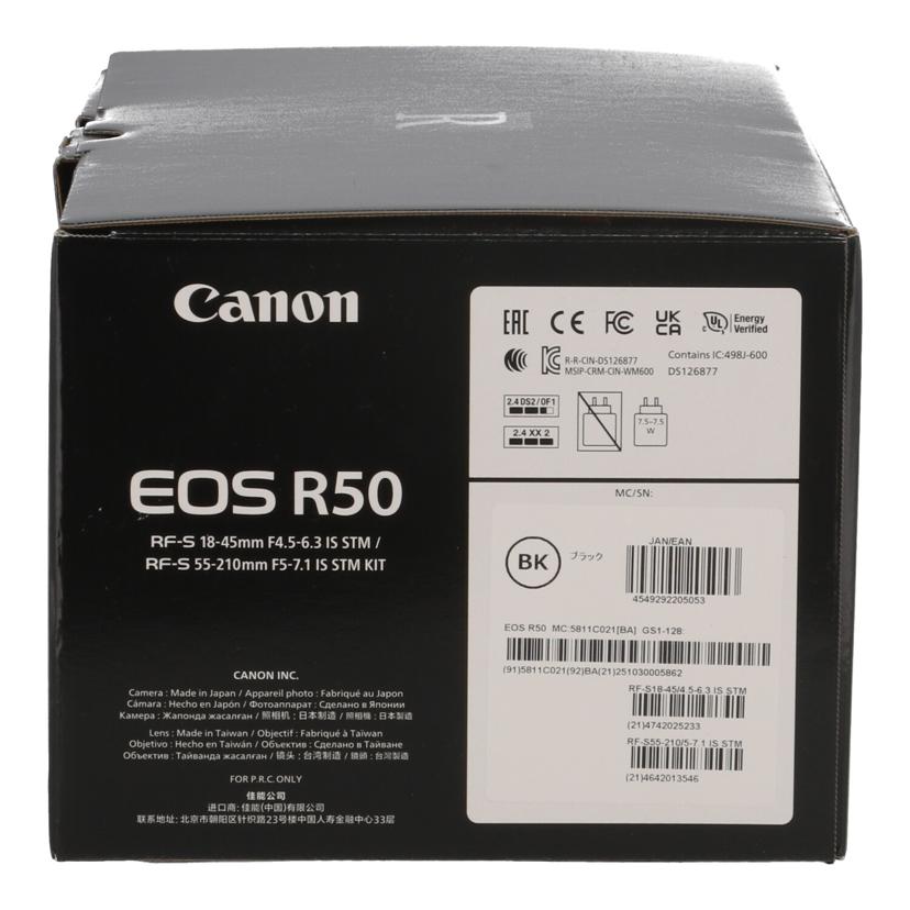 Canon キャノン/ミラーレス一眼/EOS R50 ダブルズームキット//251030005862/Sランク/93