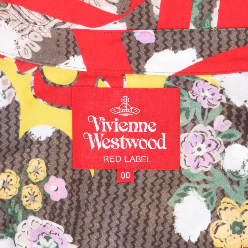 Vivienne Westwood/ドビーシフォンBlizzard Print ハルス衿シャツドレス/16-12-542016//Aランク/09