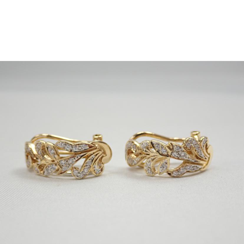 k18/K18ダイヤイヤリング/6,6g//Aランク/62