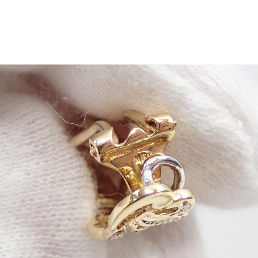 k18/K18ダイヤイヤリング/6,6g//Aランク/62