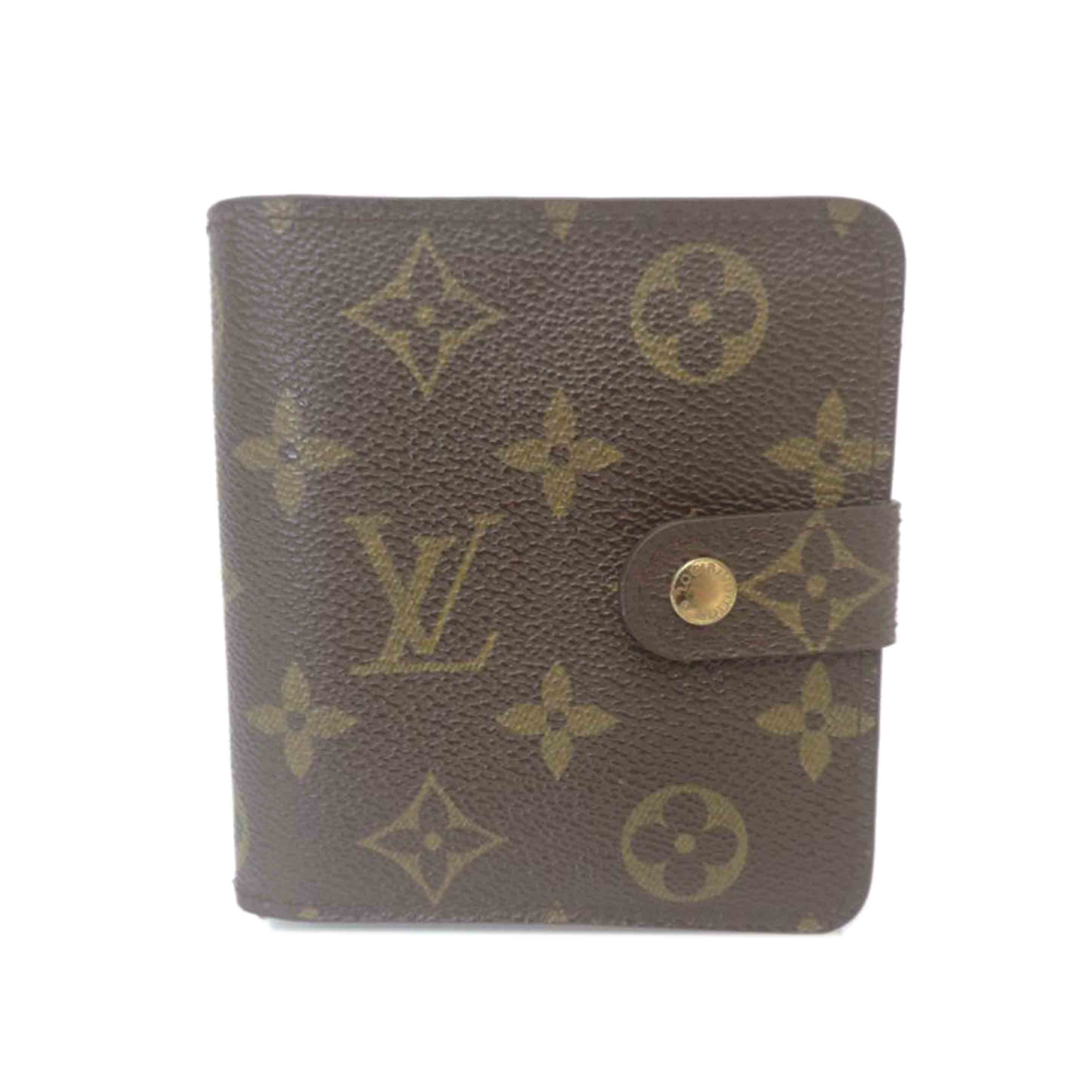 LV ルイヴィトン/コンパクトジップ/モノグラム/M61667//CA0***/Bランク/88