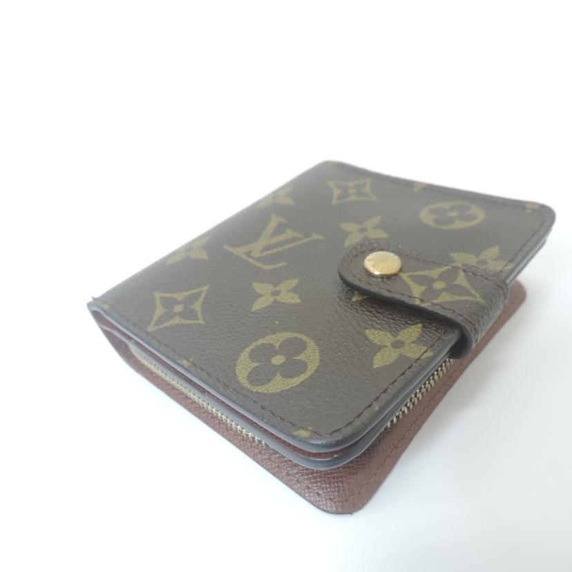 LV ルイヴィトン/コンパクトジップ/モノグラム/M61667//CA0***/Bランク/88