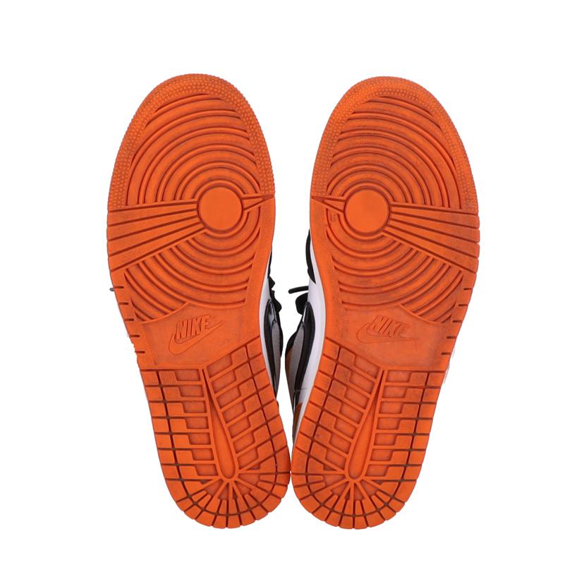 NIKE ナイキ/AIR JORDAN 1 LOW・BK/OR /553558-128//00193152248342/Bランク/85