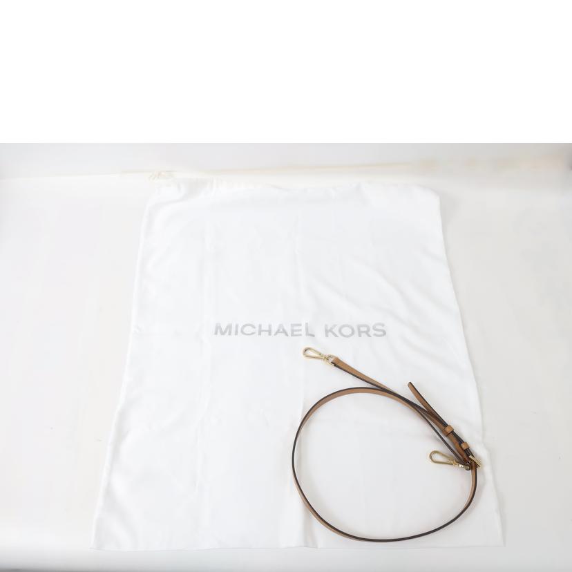 MICHAEL KORS マイケルコース/2WAYバイカラーバッグ ブラウン×ホワイト/35T0GWXS3T//ABランク/65
