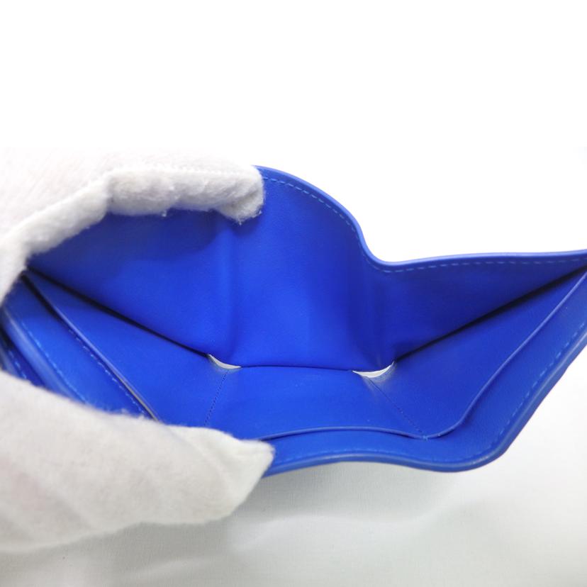 BOTTEGA VENETA ボッテガヴェネタ/イントレチャート/3つ折り財布/青/P01715606L//ABランク/84