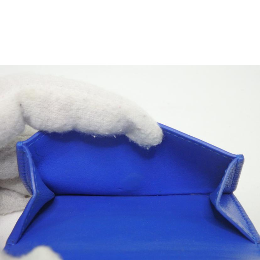 BOTTEGA VENETA ボッテガヴェネタ/イントレチャート/3つ折り財布/青/P01715606L//ABランク/84