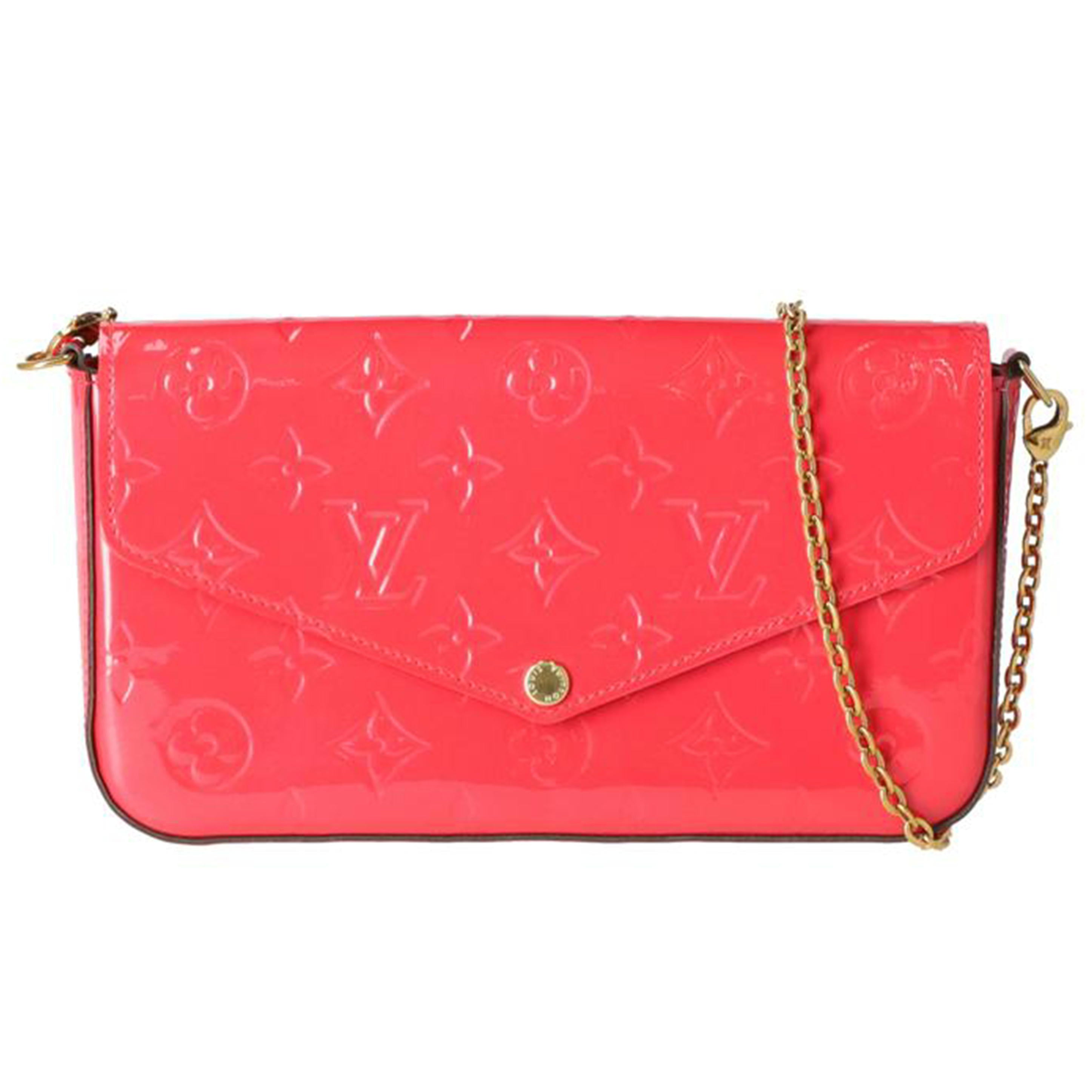 LOUIS VUITTON ルイ・ヴィトン/ポシェット・フェリシー/ヴェルニ/ホットピンク/M61787//TJ2***/Aランク/09