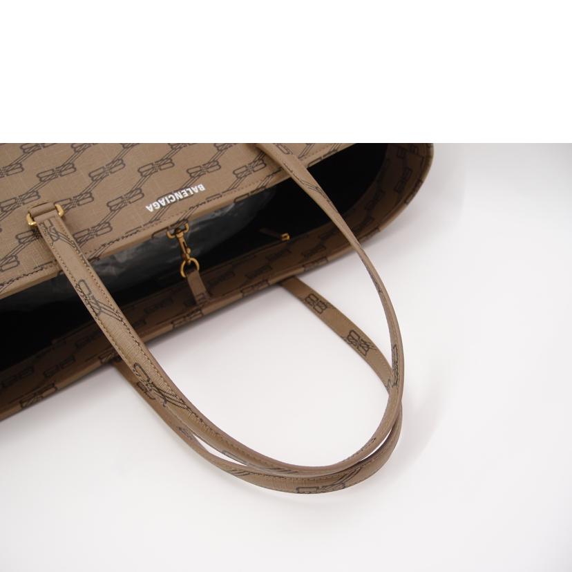 BALENCIAGA バレンシアガ/BBモノグラムトート/ブラウン/702703//525***/SAランク/69