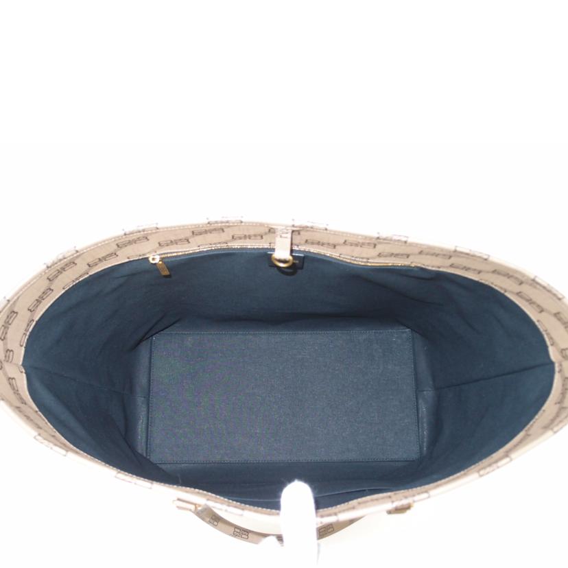 BALENCIAGA バレンシアガ/BBモノグラムトート/ブラウン/702703//525***/SAランク/69