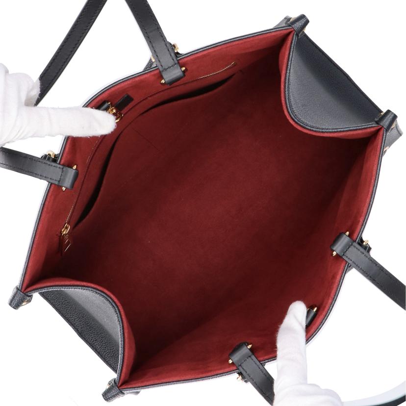 LOUIS VUITTON ルイヴィトン/オンザゴーMM/ モノグラム・アンプラント/ブラック×ベージュ/M45495//FL0***/ABランク/91