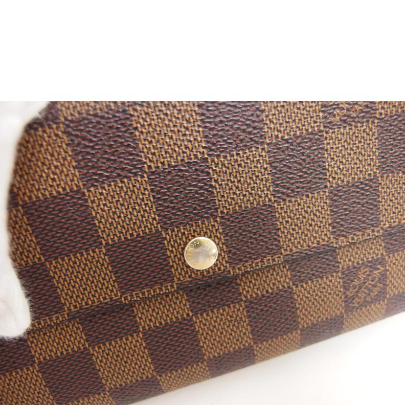 LV ルイヴィトン/旧型ポルトフォイユ・サラ/ダミエ/エベヌ/N61734//CT3***/Bランク/04