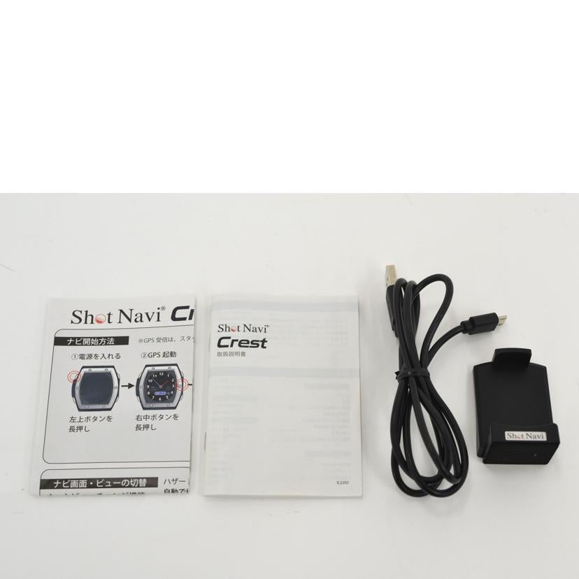 テクタイト テクタイト/GPSゴルフナビ/Shot Navi Crest//CRB07220378/ABランク/75