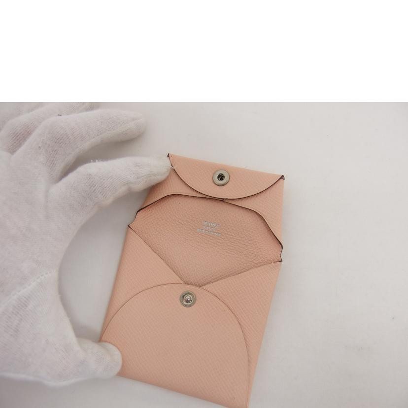 HERMES エルメス/バスティア/コインケース/ライトピンク//X M******/Bランク/04