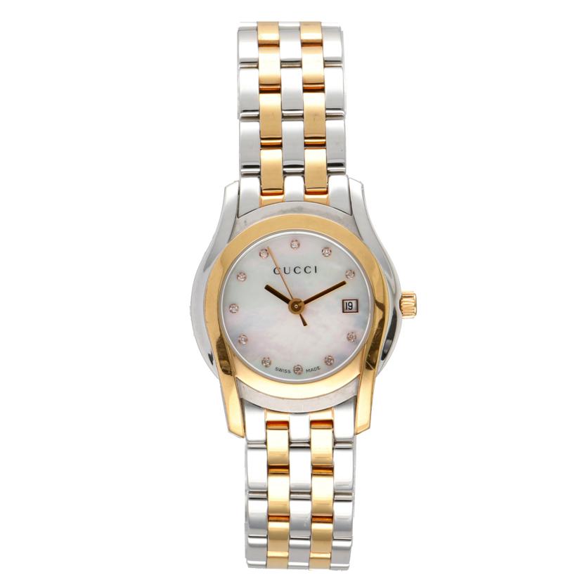 GUCCI グッチ/レデイース腕時計11Pダイヤ/SSXYG/クオーツ/5500L//155*****/Bランク/94