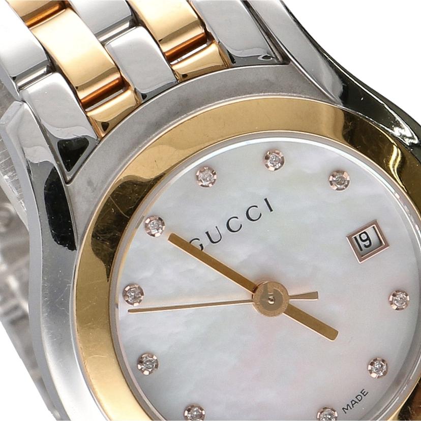 GUCCI グッチ/レデイース腕時計11Pダイヤ/SSXYG/クオーツ/5500L//155*****/Bランク/94