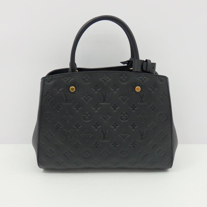 LV ルイ・ヴィトン/モンテーニュMM/アンプラント/ノワール/M41048//TR4***/Aランク/77