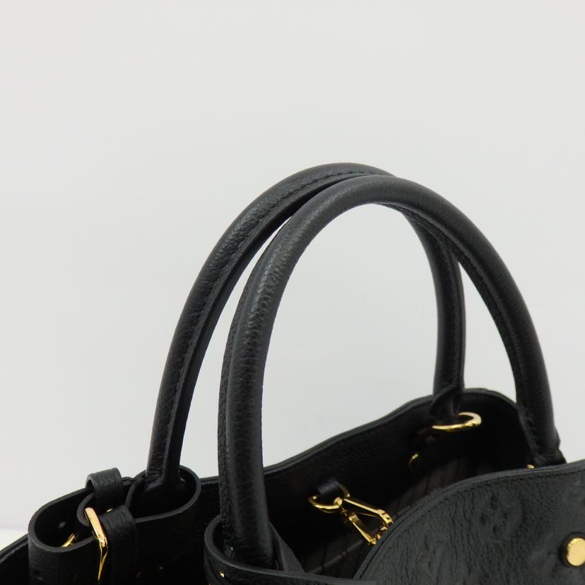 LV ルイ・ヴィトン/モンテーニュMM/アンプラント/ノワール/M41048//TR4***/Aランク/77