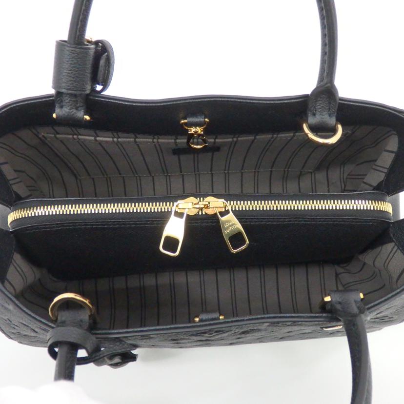 LV ルイ・ヴィトン/モンテーニュMM/アンプラント/ノワール/M41048//TR4***/Aランク/77